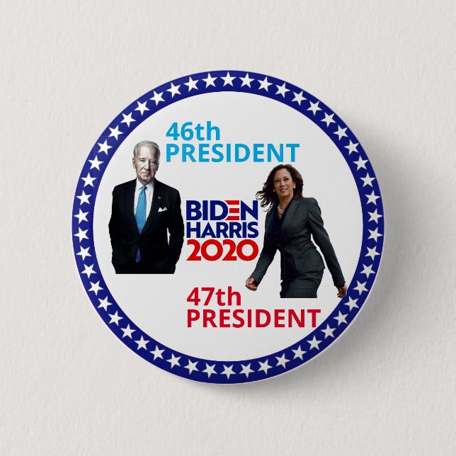 Joe Biden 46th President Button (Front)