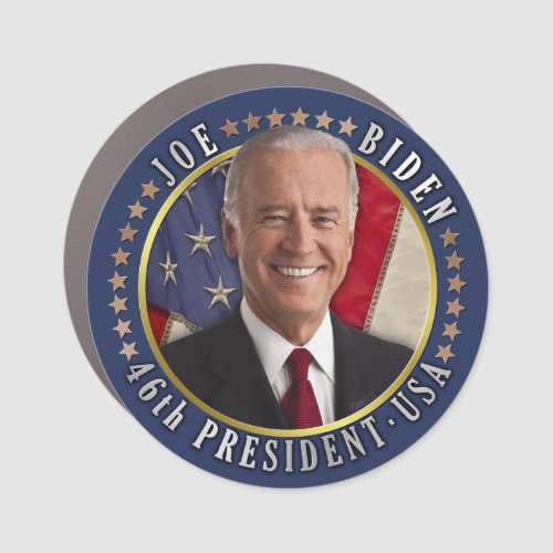 Joe Biden 46th President USA Commemorative Photo Car Magnet