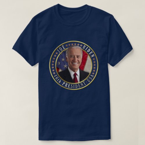 Joe Biden 46th President USA Commemorative Photo T_Shirt