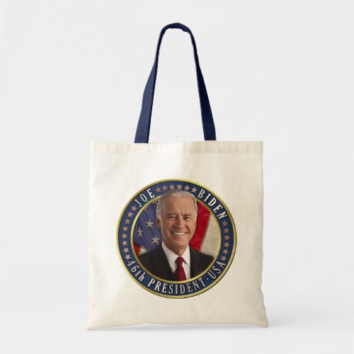 Joe Biden 46th President USA Commemorative Photo Tote Bag
