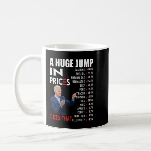 Joe Biden A Huge Jump In Prices I Did That Saying Coffee Mug