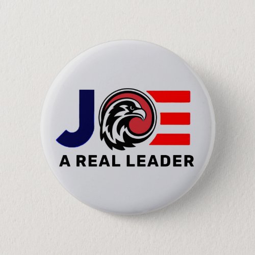 Joe Biden A Real Leader Button