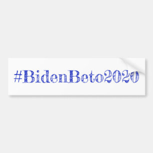 Joe Biden and Beto O'Rouke in 2020 Bumper Sticker