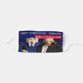 Joe Biden and Kamala Harris 2020 Election Adult Cloth Face Mask (Front, Folded)