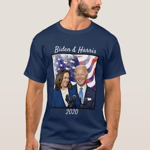 Joe Biden and Kamala Harris 2020 for President T_Shirt