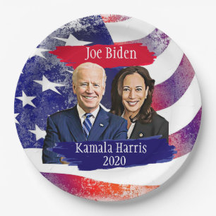 Joe Biden and Kamala Harris 2020 Party Paper Plates