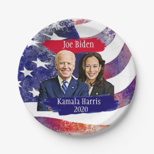 Joe Biden and Kamala Harris 2020 Party Paper Plates
