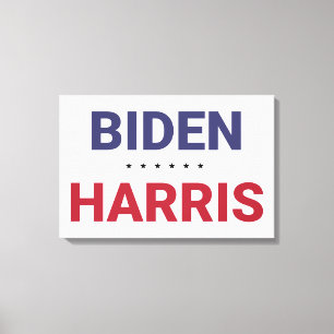 Joe Biden and Kamala Harris (2020 US Election) Canvas Print