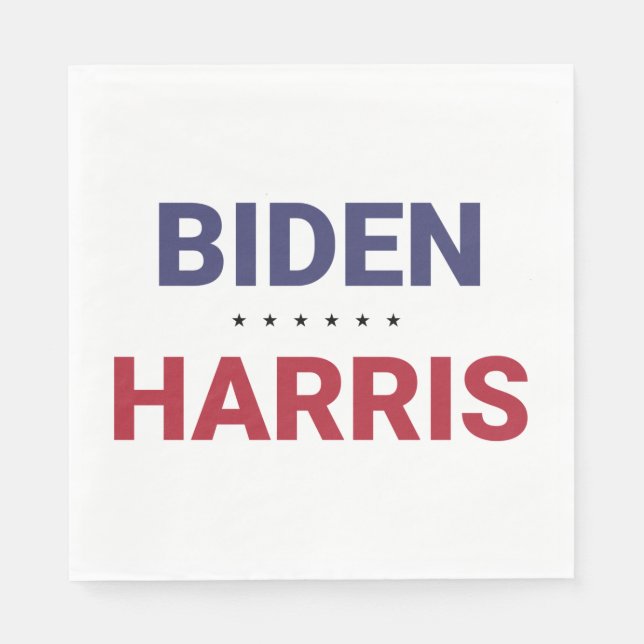 Joe Biden and Kamala Harris (2020 US Election) Napkins (Front)