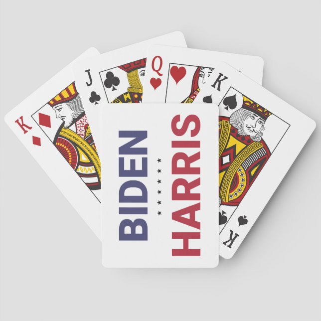 Joe Biden and Kamala Harris (2020 US Election) Poker Cards (Back)