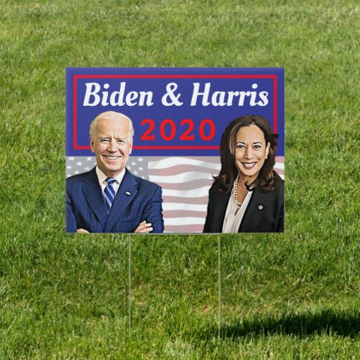 Joe Biden and Kamala Harris 2020 US Election Sign | Zazzle