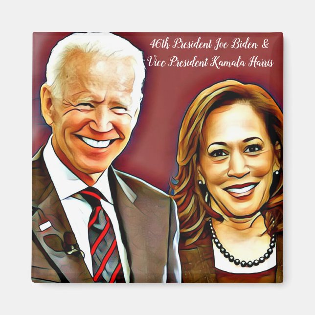 Joe Biden and Kamala Harris_ 46th President_ Magnet (Front)