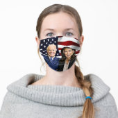 Joe Biden and Kamala Harris Flag 2020 Election Adult Cloth Face Mask (Worn)