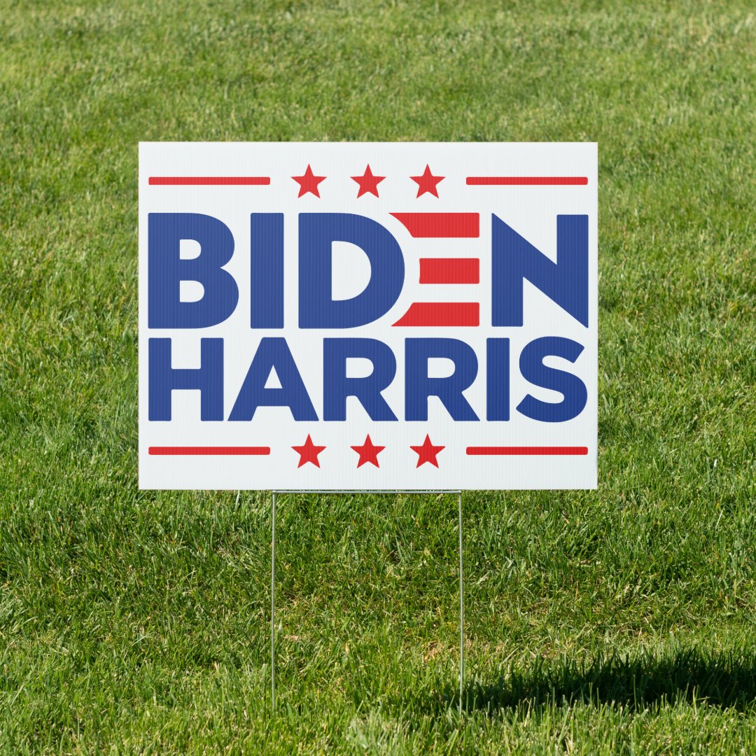 Joe Biden And Kamala Harris Presidential Election Sign | Zazzle