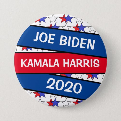Joe Biden and Kamala Harris Support 2020 Election Button