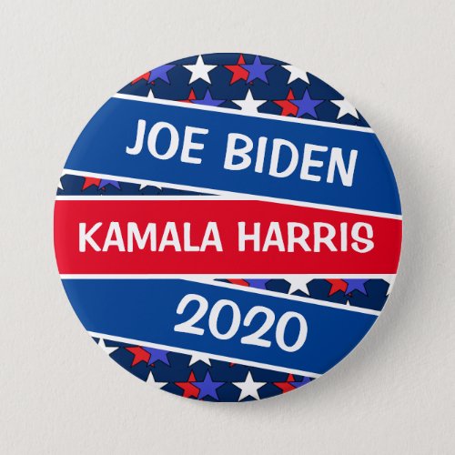 Joe Biden and Kamala Harris Support 2020 Election Button