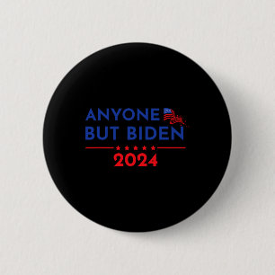 Joe Biden Anyone But Biden 2024 Trump 1 Button