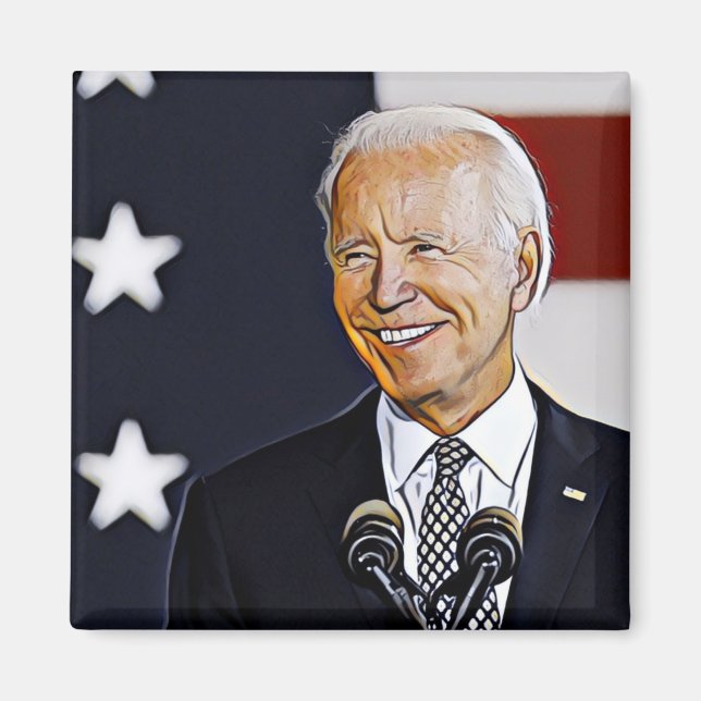 Joe Biden Art Magnet (Front)