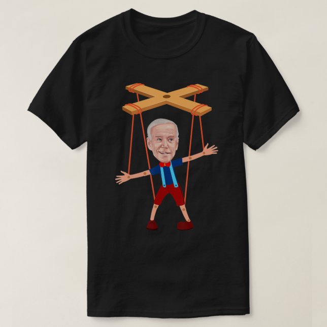 Joe Biden As A Puppet.png T-Shirt (Design Front)