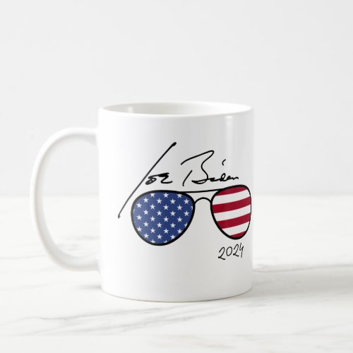 Joe Biden Aviators 2024 Coffee Mug