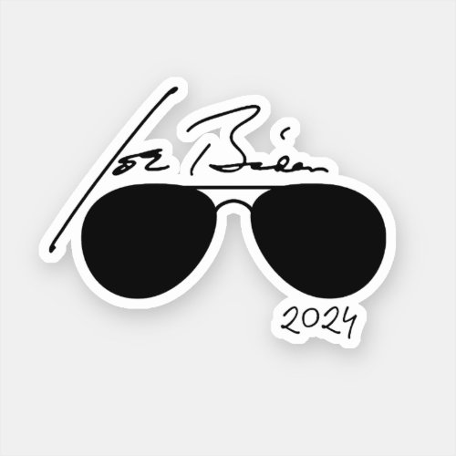 Joe Biden Aviators 2024 Sticker