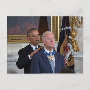 Joe Biden & Barack Obama Postcard