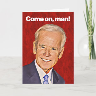 Joe Biden Birthday Game Show Host Card