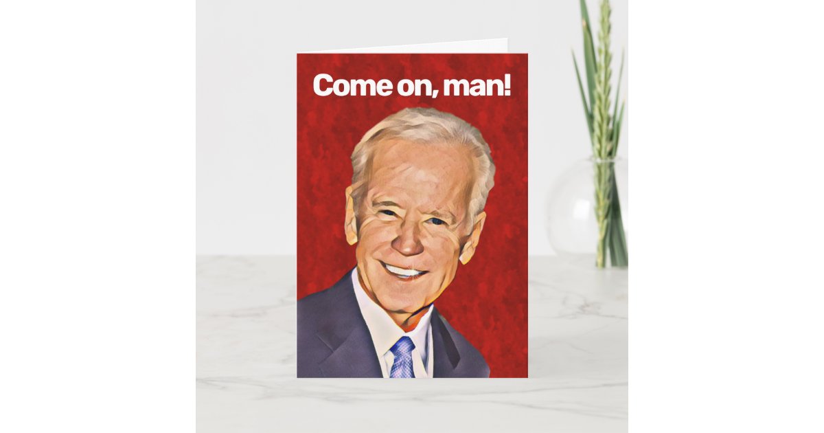 Joe Biden Birthday Game Show Host Card | Zazzle