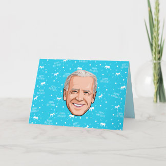 Joe Biden Birthday Letterpress Thank You Card