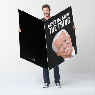 JOE BIDEN BIRTHDAY OR ANY OCCASION! BIG FUNNY CARD