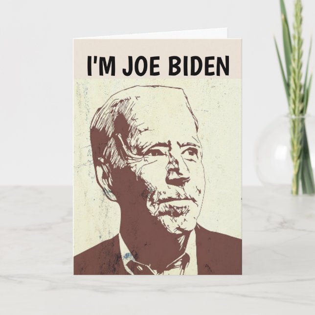 JOE BIDEN BIRTHDAY OR ANY OCCASION CARDS (Front)