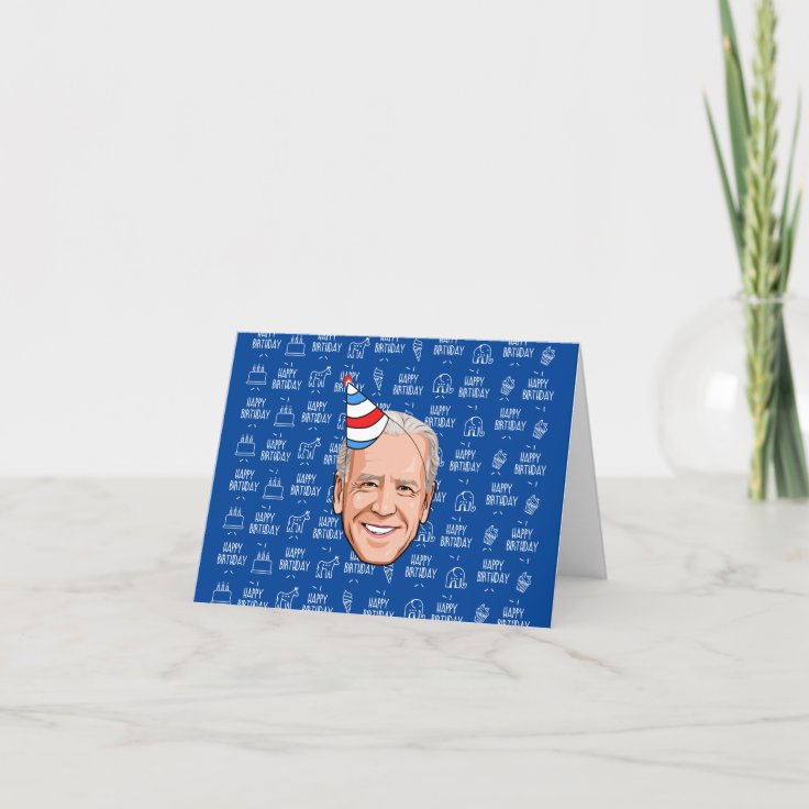 JOE BIDEN BIRTHDAY THANK YOU CARD | Zazzle