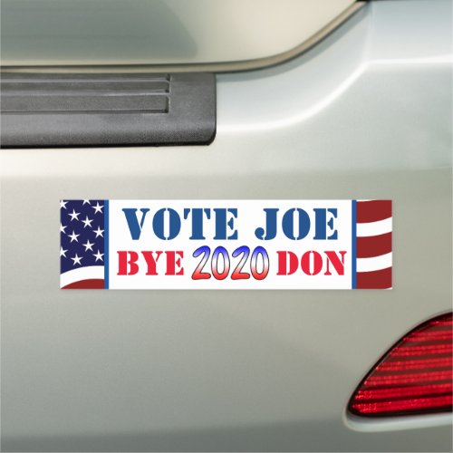 Joe Biden Bye Don 2020 Presidential Election Car Magnet