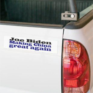 Joe Biden China Bumper Sticker