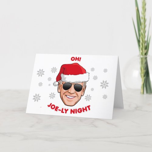 Joe Biden Christmas _ Oh Joe_ly Night Card