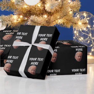 JOE BIDEN CHRISTMAS PERSONALIZED WRAPPING PAPER