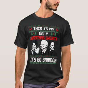 Joe Biden - Christmas Santa Claus Hat - American F T-Shirt