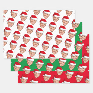 Joe Biden Christmas Wrapping Paper Sheets