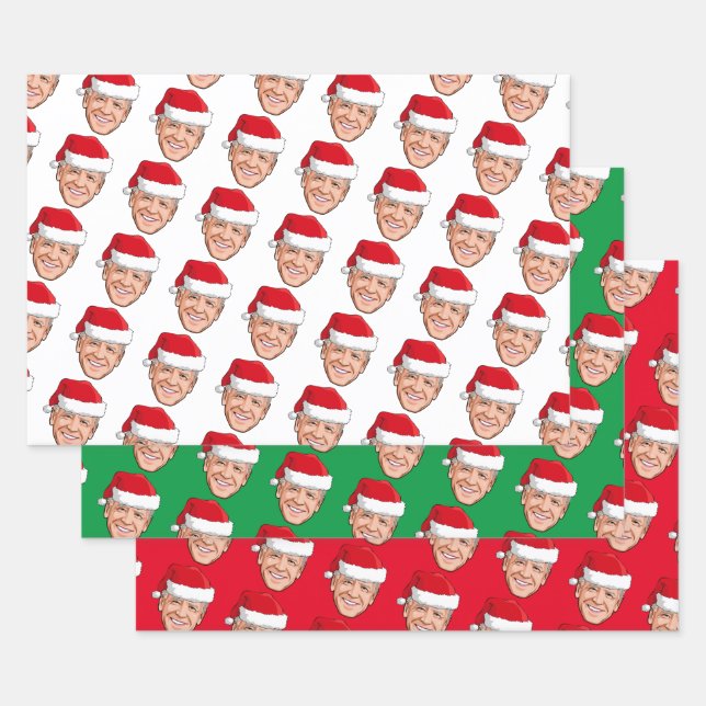 Joe Biden Christmas Wrapping Paper Sheets (Set)