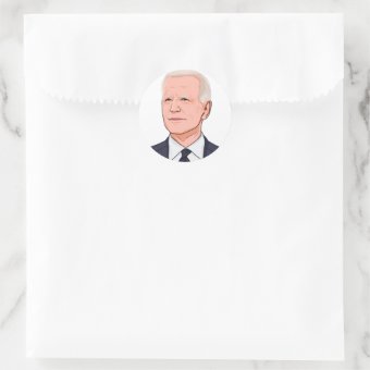 Joe Biden Classic Round Sticker | Zazzle