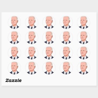 Joe Biden Classic Round Sticker | Zazzle