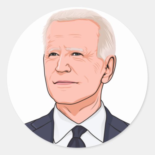 Joe Biden Classic Round Sticker