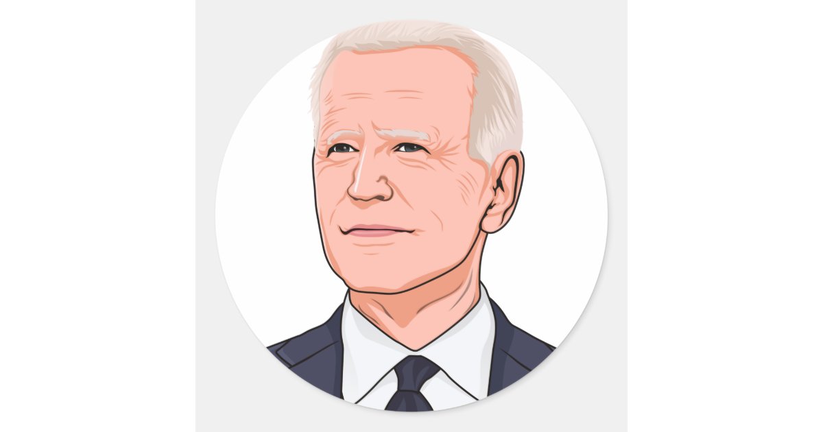 Joe Biden Classic Round Sticker | Zazzle