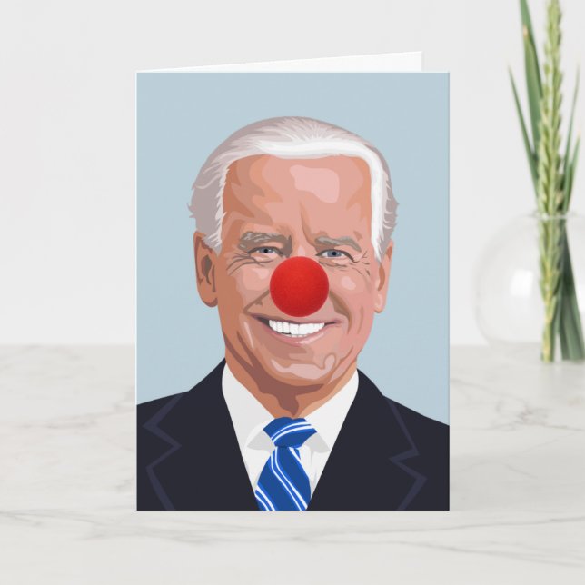 JOE BIDEN CLOWN BIRTHDAY CARDS (Front)