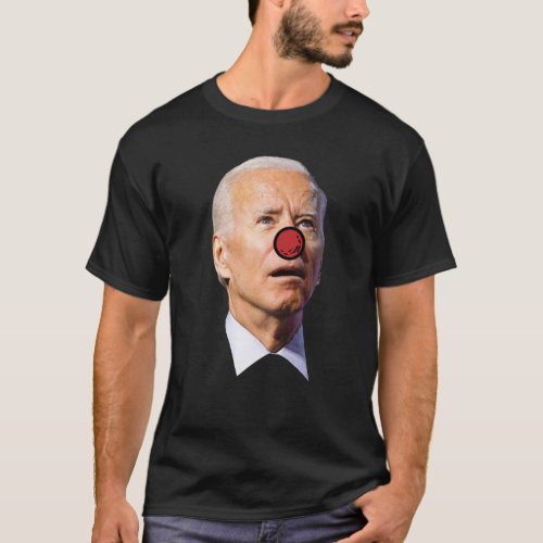 Joe Biden Clown Halloween Biden Clown Costume T_Shirt