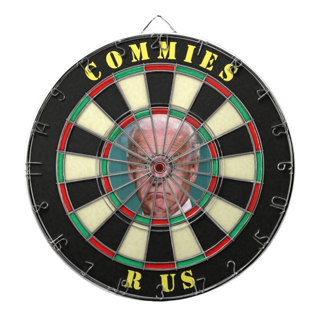 Joe Biden Commies R Us Dartboard (Front)