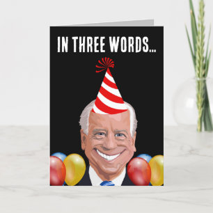 JOE BIDEN CONFUSED BIRTHDAY FUNNY CARDS
