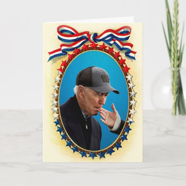 Joe Biden Customizable Holiday Card (Front)