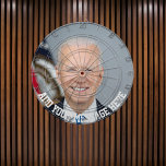 Joe Biden Dart Board<br><div class="desc">The board features an image of Joe Biden. Add your funny text message and have fun during the USA elections.</div>
