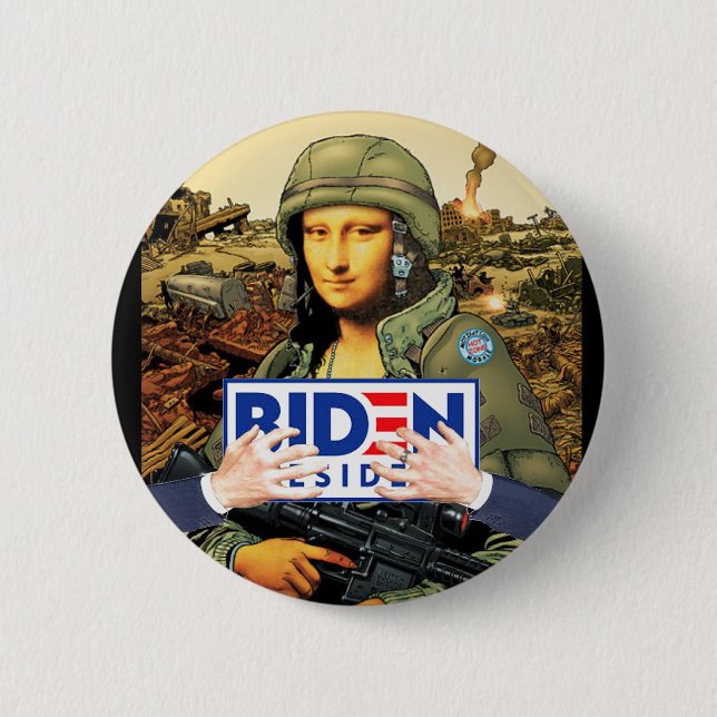 Joe Biden Deconstructed Button (Front)